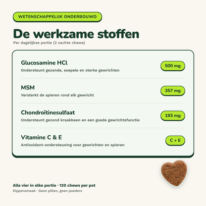 Hip & Joint Chews - Actievoorraad